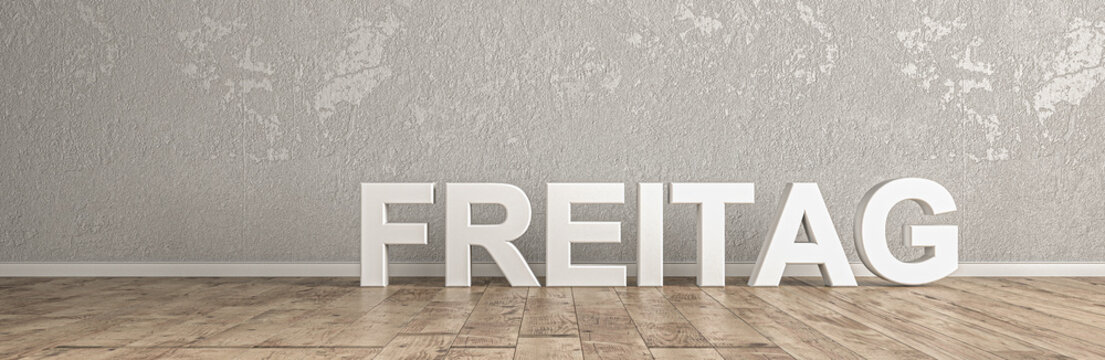 Freitag Schriftzug f&uuml;r Homepage 