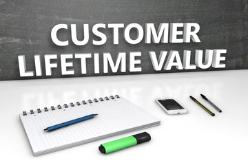 Fototapeta premium CLV - Customer Lifetime Value