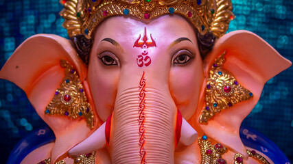 Close up of Statue of Lord Ganesha