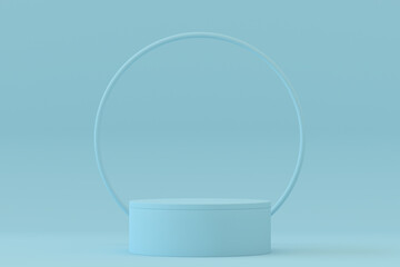 Abstract Podium, Platform Minimal Product Presentatiton, 3D render