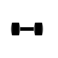 Barbell icon design template vector isolated illustration