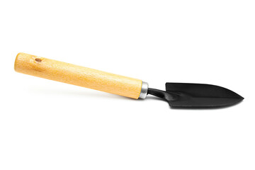 Hand soil shovel isolated on white