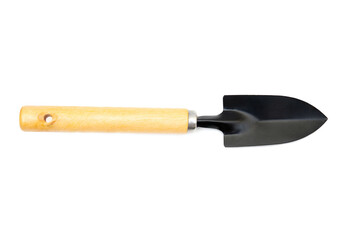 Gardening hand tool for digging isolated on white