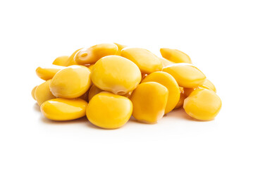 Pickled yellow Lupin Beans