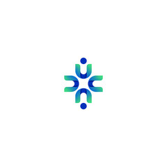 Illustration vector graphic template of health abstract logo