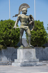 Statue des Leonidas, Sparta, Peloponnes, Griechenland