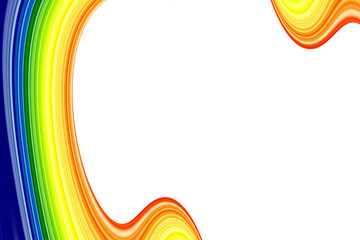 abstract background with rainbow