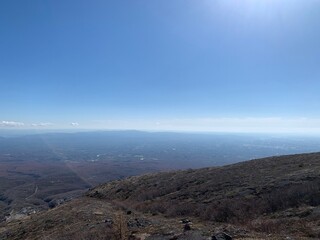 clouds over the mountain