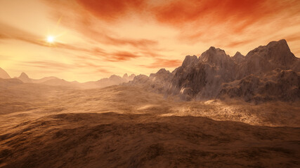 desert fantasy scenery landscape - Powered by Adobe