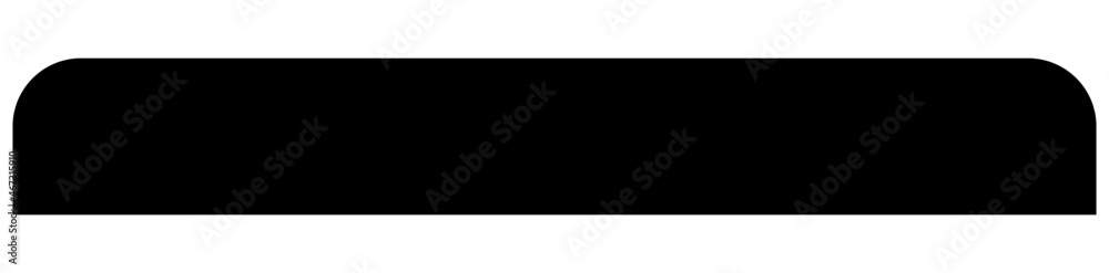 Leinwandbilder web, print button, banner, plaque, rectangle, horizontal bar design element for your text message