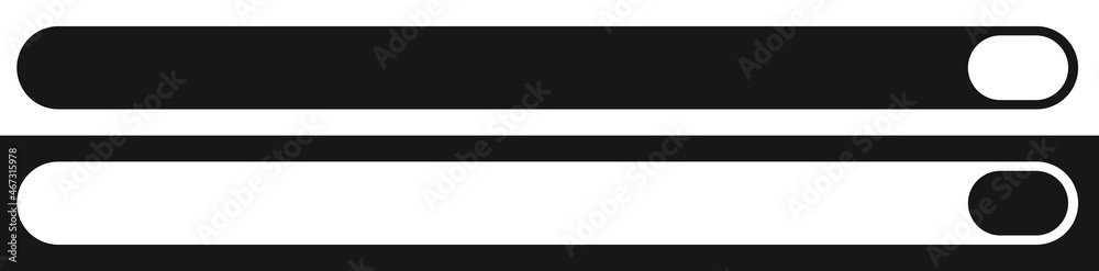 Leinwandbilder web, print button, banner, plaque, rectangle, horizontal bar design element for your text message