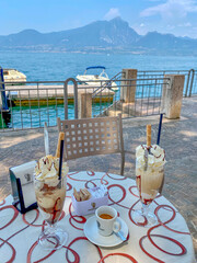 Eiskaffee am Gardasee