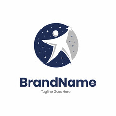 Reach chase the star sky logo 