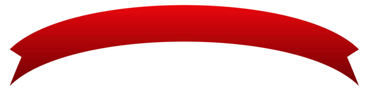 Banner, ribbon, bow illustration with blank and empty space