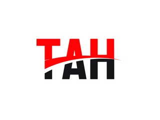 TAH Letter Initial Logo Design Vector Illustration