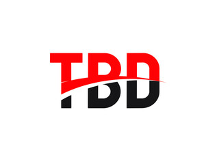 TBD Letter Initial Logo Design Vector Illustration