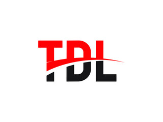 TDL Letter Initial Logo Design Vector Illustration