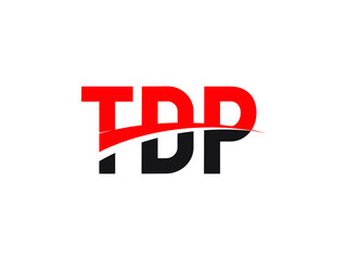 TDP Letter Initial Logo Design Vector Illustration