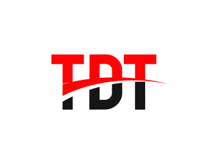 TDT Letter Initial Logo Design Vector Illustration