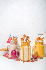 Apple, pumpkin and pecan pie smoothie