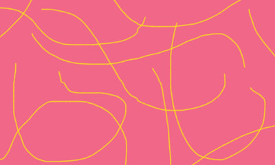 pink background with curved abstract lines