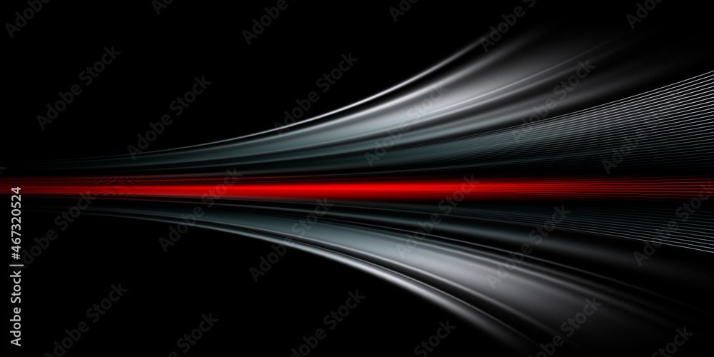 Wall mural gray and red speed abstract technology background