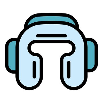 blue boxing headgear clip art preview