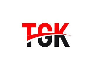TGK Letter Initial Logo Design Vector Illustration