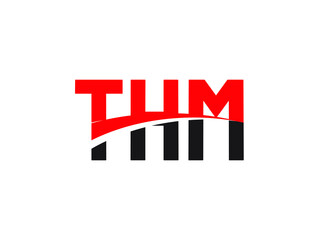 THM Letter Initial Logo Design Vector Illustration