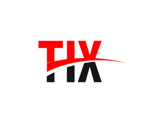 TIX Letter Initial Logo Design Vector Illustration
