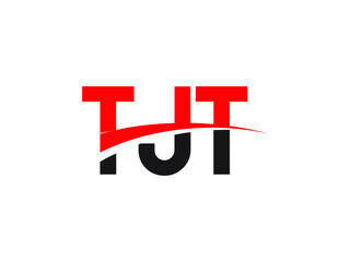TJT Letter Initial Logo Design Vector Illustration