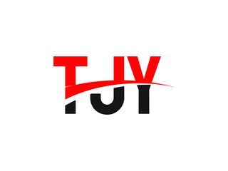 TJY Letter Initial Logo Design Vector Illustration