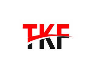 Fototapeta premium TKF Letter Initial Logo Design Vector Illustration