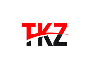 TKZ Letter Initial Logo Design Vector Illustration