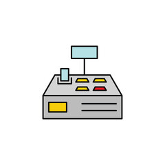 Money case icon vector design flat