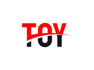 TOY Letter Initial Logo Design Vector Illustration