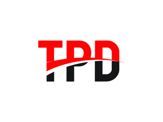 TPD Letter Initial Logo Design Vector Illustration