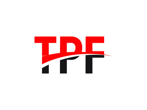 TPF Letter Initial Logo Design Vector Illustration