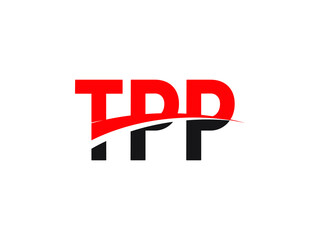 Fototapeta premium TPP Letter Initial Logo Design Vector Illustration