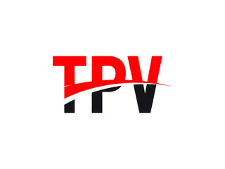 TPV Letter Initial Logo Design Vector Illustration