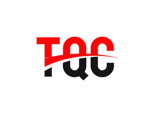 TQC Letter Initial Logo Design Vector Illustration