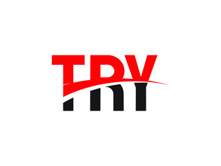TRY Letter Initial Logo Design Vector Illustration