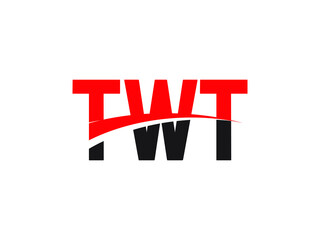 TWT Letter Initial Logo Design Vector Illustration