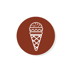 Logo Es Cream Vector