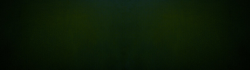 Green dark abstract stone concrete paper texture background panorama banner long, with dark vignette
