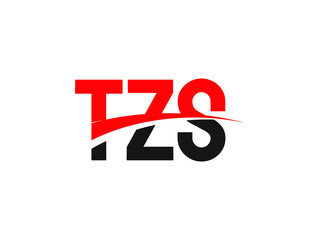 TZS Letter Initial Logo Design Vector Illustration