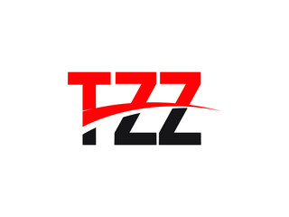 TZZ Letter Initial Logo Design Vector Illustration