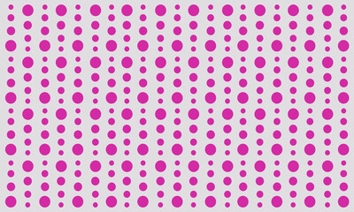 light gray background with a collection of small and large circles