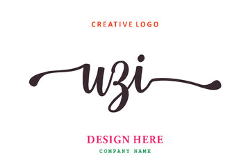 UZI lettering logo is simple, easy to understand and authoritative
