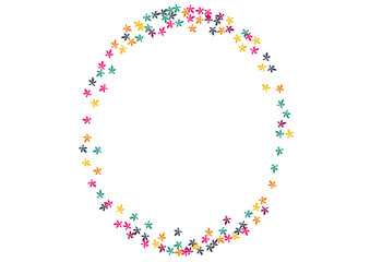 Yellow Leaf Vector White Background. Colorful Foliage Element Backdrop. Thanksgiving Confetti Card. Autumn Confetti Texture.